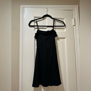 black reformation mini cotton dress size xs